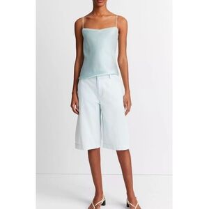 Vince Satin Chiffon Trimmed Cami.